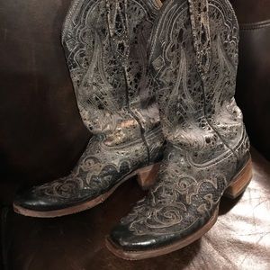 Corral Vintage Python Inlay Cowgirl Boots
